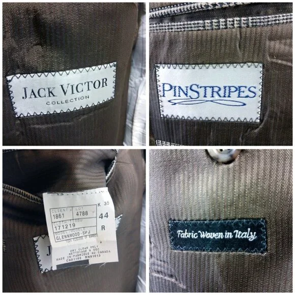 Pinstripes Jack Victor Collection Blazer Sports Co - Picture 8 of 8